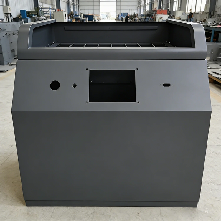 Boîtier en tôle du panneau de commande